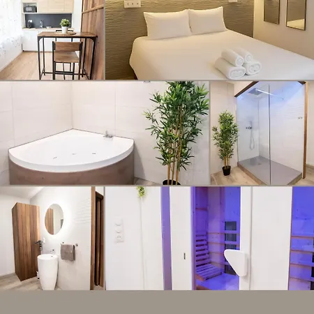 La Interdite Jacuzzi, Sauna & Piece Secrete Apartament Nancy